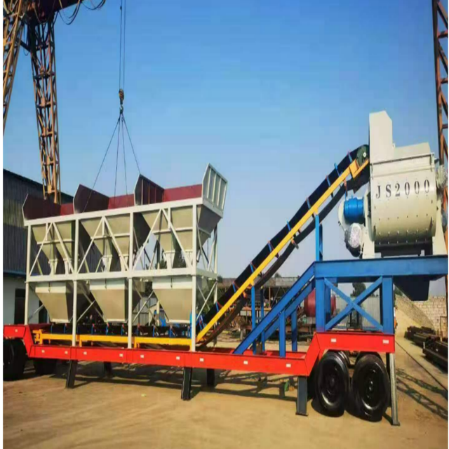 Batching Plant Concrete Mixing Mobile Concrete Batch Plant