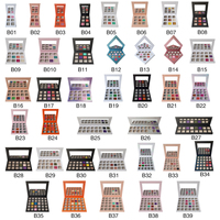 Palette de fard à paupières pigmenté, pour maquillage, privée, emballage personnalisé, vente en gros, 9 couleurs