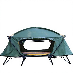 Luxury 2 Person Elevated Camping <strong>Cot</strong> Tent - Off-the-Ground Waterproof Fishing Tent - <strong>Double</strong> Layer Folding Portable Tent <strong>Cot</strong> - Product Image 1