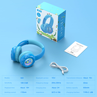 Casque pour enfants ONIKUMA B30 Casque sans fil V5.4 Haut-parleur 32 mm Connexion de signal plus rapide et plus stable