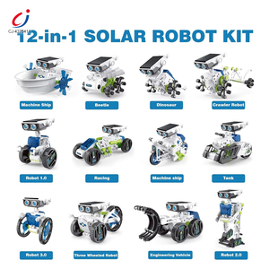 Chengji panel năng lượng mặt trời <span class=keywords><strong>Robot</strong></span> đồ chơi <span class=keywords><strong>DIY</strong></span> xây dựng khoa học Powered công cụ học Tập Giáo Dục 12 trong 1 năng lượng mặt trời Powered giáo dục <span class=keywords><strong>Robot</strong></span> Kit - Product Image 3