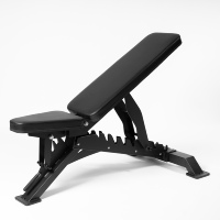 Banc de musculation pliable et réglable avec support - Équipement de fitness en métal pour la musculation et l'entraînement en salle