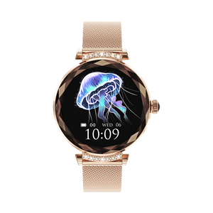 Montre connectée AMOLED pour femmes, appels Bluetooth, moniteur d'oxygène sanguin, moniteur de fréquence cardiaque, suivi d'activité, calendrier, IP67, montre connectée HW015 - Product Image 4