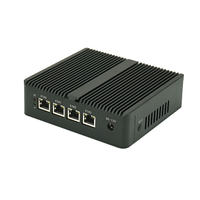 Mini PC sans ventilateur, routeur pare-feu, processeur N2840/J1900, 4xIntel 211AT LAN, OPNsense/pfSense, faible consommation d'énergie, silencieux, sécurité du réseau domestique