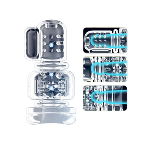 <span class=keywords><strong>Masturbador</strong></span> <span class=keywords><strong>Masculino</strong></span> Automático, Ecológico, TPE+ABS, Auto-Retráctil, 9 Modos de Empuje, 9 Modos de Vibración, Desensibilización - Product Image 6