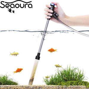 Seaoura SR-527 Aspiratore <span class=keywords><strong>per</strong></span> Acquario Kit di Pulizia Mini Manuale <span class=keywords><strong>per</strong></span> Pulizia del Lettiera e Lavaggio Sabbia - Product Image 1