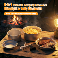 Ensemble de cuisine de camping portable ultraléger tout-en-un pour la randonnée
