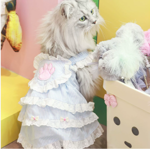 Vestido de Princesa para Mascotas Ropa para Perros Nueva Colección Primavera y Verano Estilo Lolita Ins con Encaje - Product Image 2