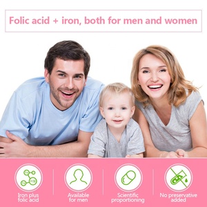 Pabrik Penjualan Langsung Produk Berkualitas Tinggi Wanita Hamil Tablet Asam Folat Besi + Asam Folat Makanan Kesehatan Kehamilan - Product Image 4