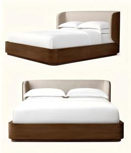 Lits en bois king size avec rangement, queen size, double king size <span class=keywords><strong>160</strong></span> pour un style minimaliste, antique, fantaisie, double style français, lits en bois massif - Product Image 4