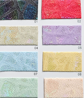Tissu en cuir PU craquelé, cuir synthétique à grain craquelé avec feuille métallique, résistant à l'abrasion pour sacs, chaussures, artisanat, accessoires