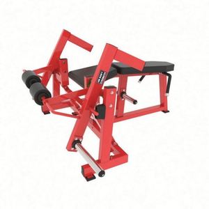 Máquina de Ejercicios para Piernas para Gimnasio Comercial, Roja, para Entrenamiento de Fuerza, con Placas de Peso, Garantía de 5 Años, Capacidad Máxima de Usuario 200 kg - Product Image 1