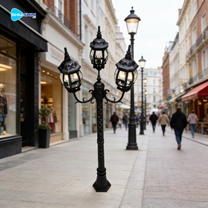 Lampadaire extérieur en bronze sur mesure, style antique, sculpture lumineuse décorative pour <span class=keywords><strong>jardin</strong></span> et parc - Product Image 5