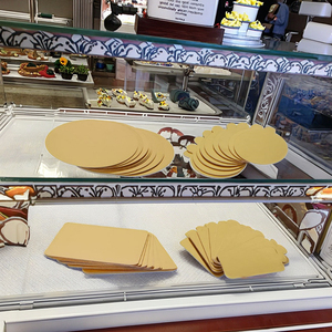 Bộ 6/8/10/12 inch Vòng bảng bánh giấy dùng một lần cupcake tráng miệng khay với cơ sở tái chế thân thiện với môi bánh Hội Đồng Quản Trị - Product Image 4