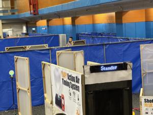 Affichage de score LED flexible professionnel personnalisé connecte la minuterie de tir Easy Tsee Scores avec affichage pliable - Product Image 5