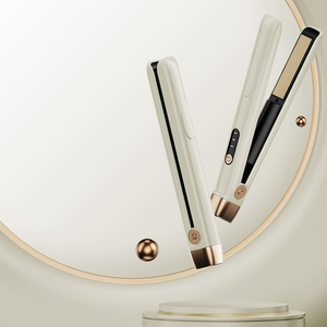 Nouveau mini <span class=keywords><strong>fer</strong></span> <span class=keywords><strong>à</strong></span> lisser électrique portable de haute qualité avec LED, pour boucler et lisser les cheveux, alimentation par batterie/USB, pour usage domestique et hôtelier - Product Image 1