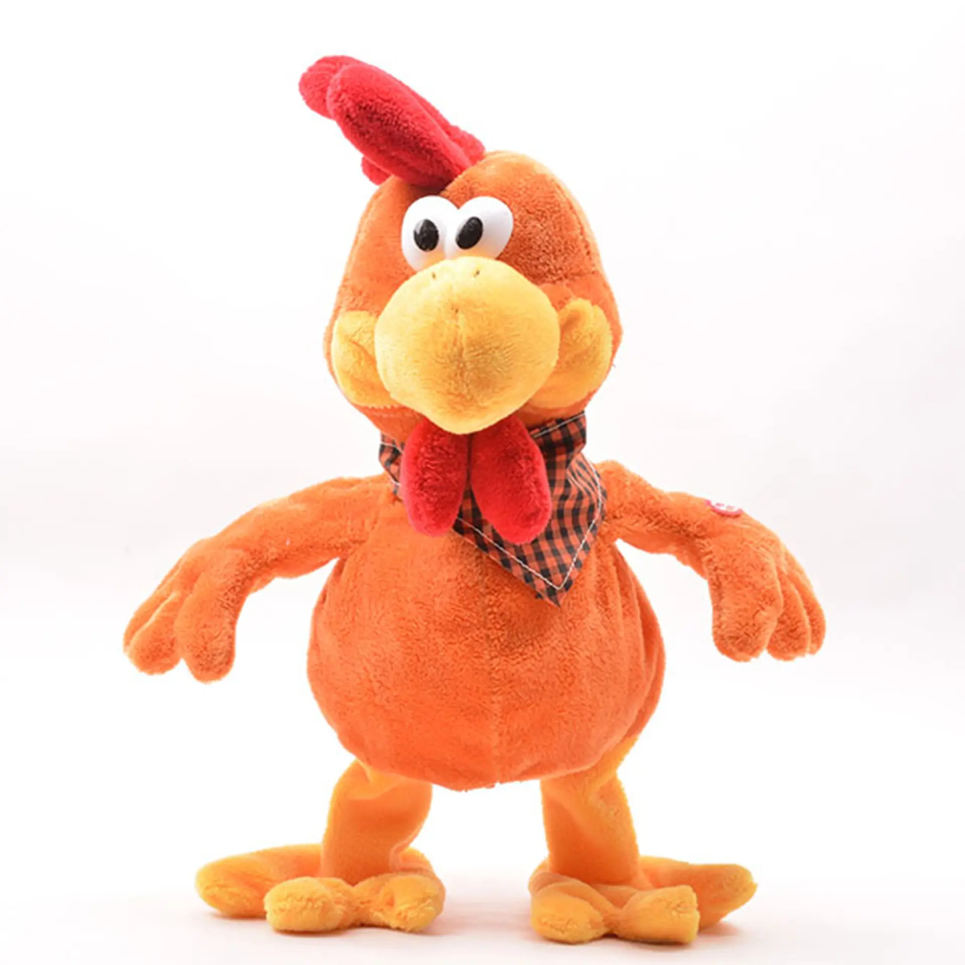 EN71 CE elettrico creativo peluche pazzo con canto danza pollo anatra rana peluche bambola