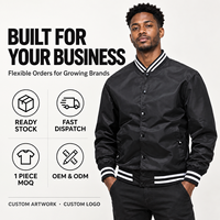 Blouson de baseball américain classique pour homme, personnalisé avec logo, haute qualité, style universitaire, décontracté, streetwear, boutons-pression, col côtelé rayé