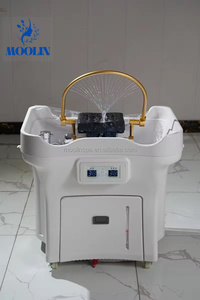 Bac à <span class=keywords><strong>shampoing</strong></span> portable de luxe japonais pour soins capillaires et SPA, avec réservoir d'eau, en ABS, pour salon de beauté et salle de bain - Product Image 4