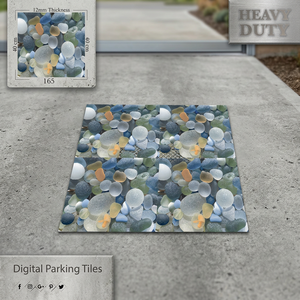 AAA Grade 40x40cm Anti-Slip Outdoor Porcelain Parking Tiles 400x400mm 12mm Stone Look Heavy Duty Exterior for Bathroom Hall - Product Image 1