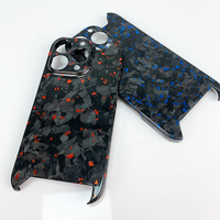 Coque de téléphone portable en Fiber de carbone véritable noir brillant de haute qualité pour iPhone 16 Pro et 16 Pro Max couverture à la mode