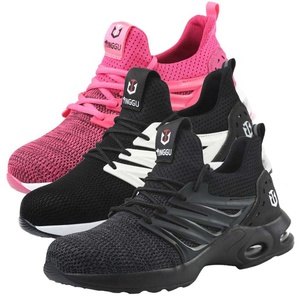 SAFETYLEADERS - Zapatos de <span class=keywords><strong>Seguridad</strong></span> Ligeros para Mujer, Antideslizantes, con Entresuela de Kevlar, Puntera de Acero, Absorción de Impactos, Deportivos, Directo de Fábrica - Product Image 1