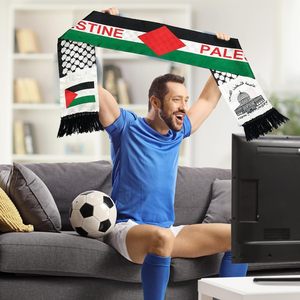 Palestine Cờ Bản Đồ Al Quds Jerusalem Arab Keffiyeh Người Đàn Ông Của Khăn AL-AQSA Gaza Khăn Hồi Giáo Ả Rập Món Quà Cưới - Product Image 5