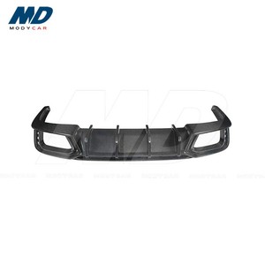 Difusor trasero de fibra de carbono seco estilo Modycar para 2019-2020 Audi <span class=keywords><strong>A4</strong></span> S4 <span class=keywords><strong>B10</strong></span> - Product Image 2