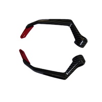 Nouveau produit Garde-mains de moto en fibre de carbone usinés par CNC, protège-leviers en alliage d'aluminium, protège-guidon anti-collision
