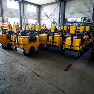 Double Drum Vibratory <b>Road</b> Roller Yellow Diesel Engine Hydraulic Drive 25KN Compactor Xinsda <b>Machinery</b> - Product Image 1