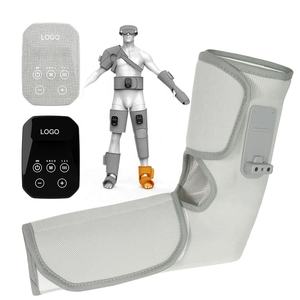 Masajeador de Piernas por Compresión de Aire Caliente con Controlador Desmontable para Pies, Pantorrillas, Rodillas y Muslos, para la Circulación, Recuperación y Terapia - Product Image 1