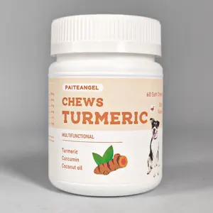 Pet Supplement Kurkuma Curcurmin Hund Soft Chews Curcumin Lebertran Fischöl Die beste Gelenke rgänzung für Katzen Hunde