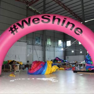 Arco Inflable Rosa Brillante para Publicidad Comercial en Exteriores, Eventos y Venta - Product Image 1