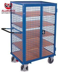 Milieuvriendelijke Heavy-Duty Grote Capaciteit Gaas Zijmandtrolley Uitgerust Met Lusvormige Handgrepen - Product Image 5