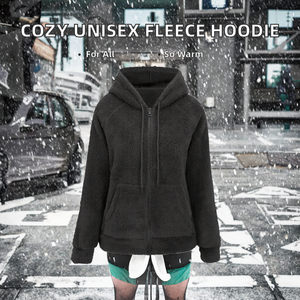 Sudadera Unisex Personalizada con Capucha, Manga Larga, Cierre Completo, Gruesa, Felpa, Suave, de Forro Polar, Ecológica, 100% Poliéster - Product Image 2