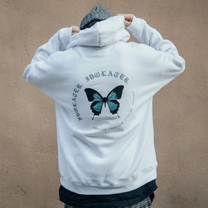 Sudadera con capucha lavada con ácido para mujer, Jersey Vintage de gran calidad, lavado de la <span class=keywords><strong>serie</strong></span> High Street - Product Image 4
