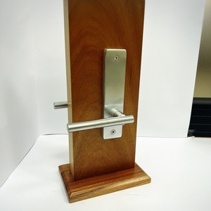 Ensemble de serrures de porte à clé mécanique avec levier à barre plate et corps de serrure à mortaise pour porte métallique - Product Image 1