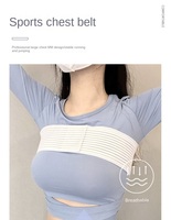 Stabilisateur d'implant mammaire post-chirurgical de haute qualité et bande de Compression bande de soutien mammaire ceinture thoracique sangle de soutien-gorge Extra Sport