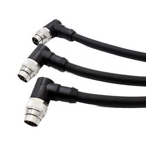 Cabo Adaptador Isolado em PVC M12 12V AC/DC IP67 à Prova d'Água com 500mm de Comprimento para Aplicações Eletrônicas - Product Image 3