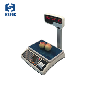Barato Pos precio Digital balanza electrónica con recibo impresora comercial de alimentos de carne - Product Image 1