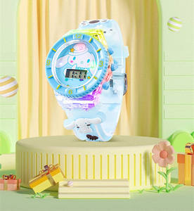 Reloj Infantil de Dibujos Animados con Música, Luces y Movimiento, Reloj de Juguete con Luces LED Intermitentes, Regalos de Cumpleaños para Niños y Niñas de 3 a 10 Años - Product Image 3