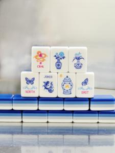 American Version Luxury Set Acrylic Tiles Elegant Game Engraved Luxury Set American Mahjong Tiles for Adult <b>Entertainment</b> - Product Image 3