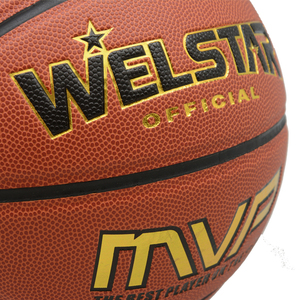 Basket-ball personnalisé <span class=keywords><strong>MVP</strong></span> taille officielle en cuir, basket-ball d'entraînement, ballon de basket laminé - Product Image 6