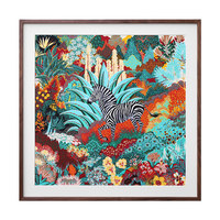 Cadre photo en bois massif avec impression UV personnalisée Ludaye, rectangle 90x90, moderne, luxe léger, à suspendre au mur