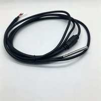 Sonda de Sensor de Temperatura Impermeable para Riego Agrícola, Cable de 3m, Acero Inoxidable, para Monitoreo de Temperatura del Suelo/Agua