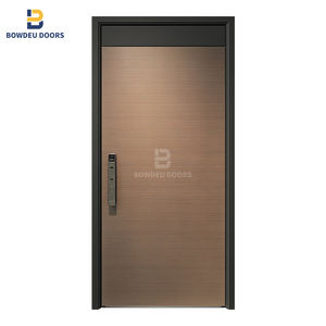 أبواب أمان فولاذية جديدة التصميم بأسعار منخفضة للشقق، أبواب مدخل أمامية آمنة، أبواب فولاذية للحماية - Product Image 6