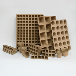 Macetas de Pulpa de Papel de Tamaño Personalizable, Biodegradables, para Semilleros, Cuadradas y Redondas, para Cultivo de Flores - Product Image 6