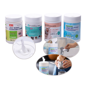 Emballage personnalisé <span class=keywords><strong>Lingettes</strong></span> nettoyantes pour soins de la peau sensible Eau pure <span class=keywords><strong>Lingettes</strong></span> humides pour bébé non parfumées et hypoallergéniques - Product Image 1