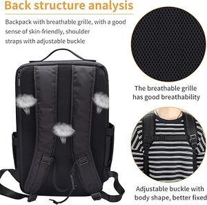 Sac de rangement multifonctionnel grande capacité pour outils de coiffure et cosmétiques de barbier, sac <span class=keywords><strong>à</strong></span> dos portable pour barbier, vente en gros - Product Image 5