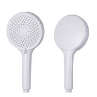 Pommeau de Douche Haute Pression en ABS à Grand Panneau, 3 Modes Pluie, Doux Silicone, Auto-Nettoyant, pour Usage en Appartement - Vente en Gros